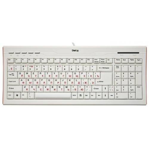 Купить Клавиатура Dialog KP-114 WU (белый) в интернет-магазине Ravta – самая низкая цена