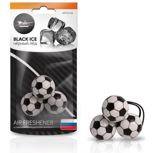 Купить Ароматизатор Airline подвесной "Футбол" черный лед (AFFO126) в интернет-магазине Ravta – самая низкая цена