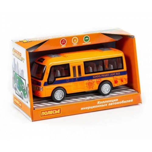 Купить Полесье. Автомобиль инерционный "Школьный автобус" свет звук (в коробке) арт.78971 в интернет-магазине Ravta – самая низкая цена