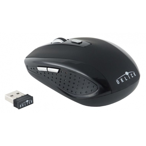 Купить Мышь Oklick 455MW черный оптическая (1600dpi) беспроводная USB (5but) в интернет-магазине Ravta – самая низкая цена