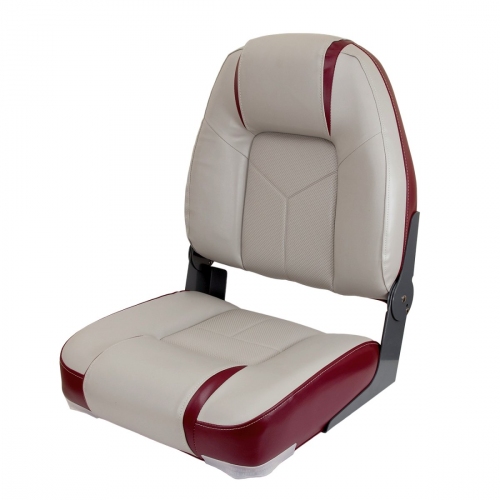 Купить Кресло Premium High Back Boat Seat (GBG - Серый/Бургунди) в интернет-магазине Ravta – самая низкая цена