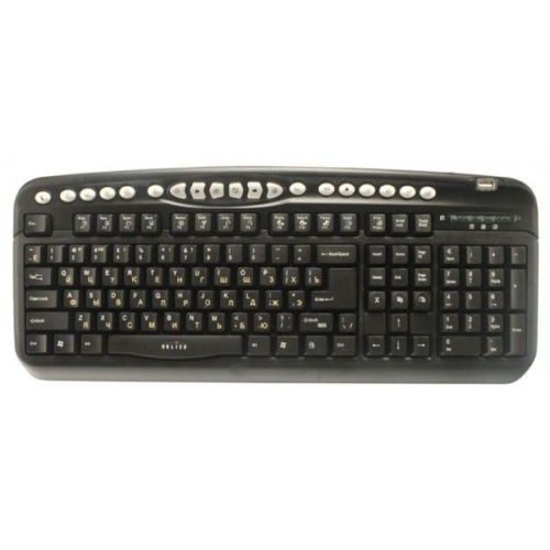 Купить Клавиатура Oklick 330M черн ммедиа (PS/2+USB)+USB порт в интернет-магазине Ravta – самая низкая цена
