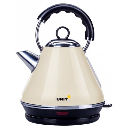 Купить Чайник UNIT UEK-262, сталь,  цветная эмаль, цвет - Бежевый, 1.7л., 2000Вт. в интернет-магазине Ravta – самая низкая цена
