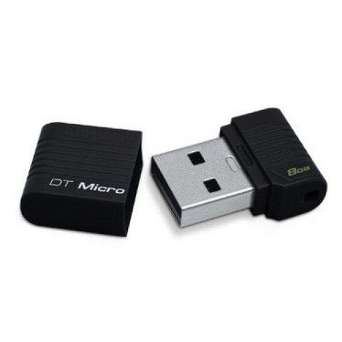 Купить Флеш диск USB Kingston 8Gb DataTraveler Micro DTMCK/8GB-YAN USB2.0 черный в интернет-магазине Ravta – самая низкая цена