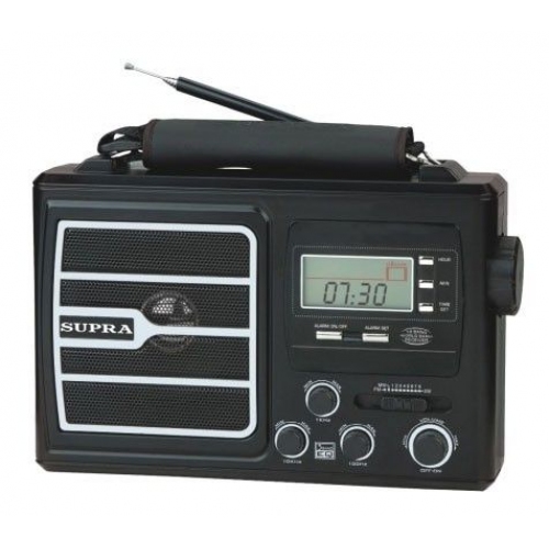 Купить Радиоприемник Supra ST-110 (черный)  в интернет-магазине Ravta – самая низкая цена
