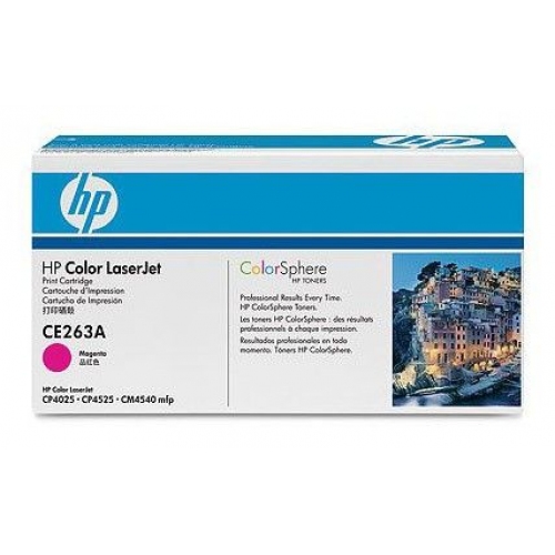 Купить Тонер картридж HP CE263A magenta для CLJ CP4525 (11 000 стр) в интернет-магазине Ravta – самая низкая цена