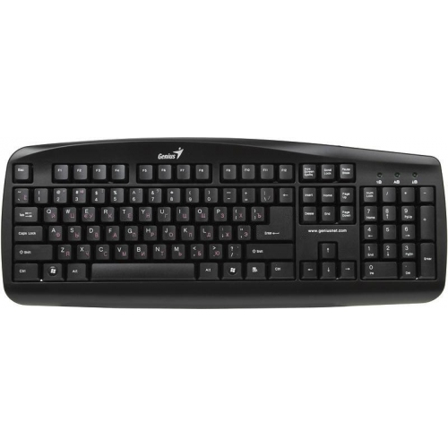 Купить Клавиатура Genius KB-110 PS/2, black, color box в интернет-магазине Ravta – самая низкая цена