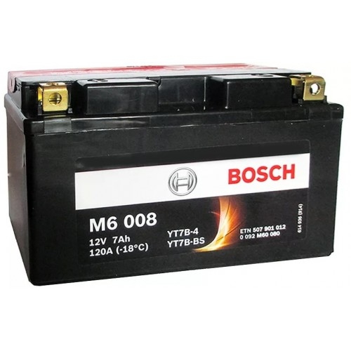 Купить Мото аккумулятор BOSCH MOBA 0092M60080 M6 7Ah 120A в интернет-магазине Ravta – самая низкая цена