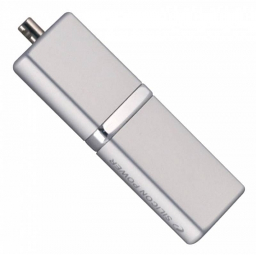 Купить Флеш диск USB Silicon Power 64Gb LuxMini 710 SP064GBUF2710V1S USB2.0 серебристый в интернет-магазине Ravta – самая низкая цена