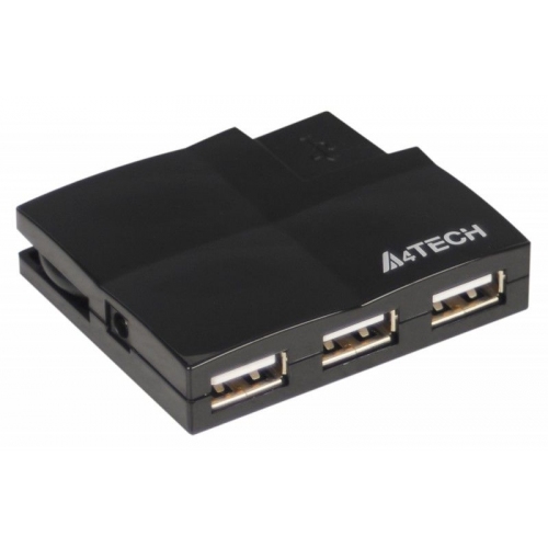 Купить Хаб A4Tech 57 /4-port USB2.0 black в интернет-магазине Ravta – самая низкая цена