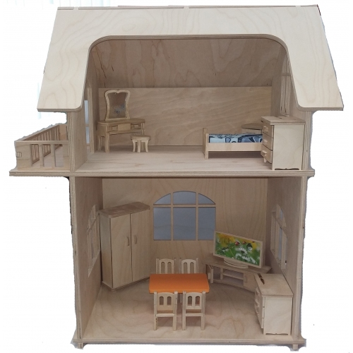 Купить Альтаир. Набор кукольный "Двухэтажный дом" арт.СДМ-23 (без мебели) в интернет-магазине Ravta – самая низкая цена
