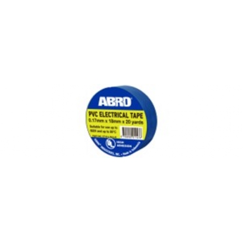 Купить Изолента ПВХ синяя высоковольтная термостойкая 18 мм X 18,2 м ABRO в интернет-магазине Ravta – самая низкая цена