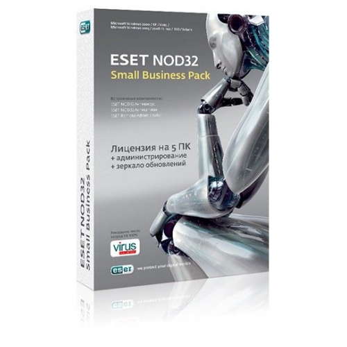 Купить ПО Антивирус ESET NOD32 SMALL Business Pack for 5 user, BOX в интернет-магазине Ravta – самая низкая цена