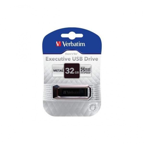 Купить Флеш диск USB Verbatim 32Gb Executive METAL (44068) в интернет-магазине Ravta – самая низкая цена