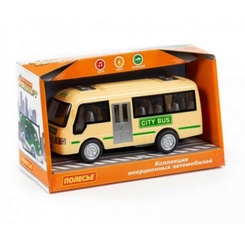 Купить Полесье. Автомобиль инерционный "Городской автобус", свет,звук (в коробке) арт.78964 в интернет-магазине Ravta – самая низкая цена
