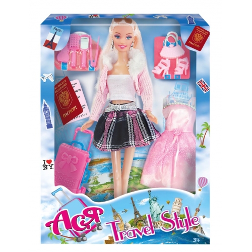 Купить Кукла Ася "Путешественница" вариант 2 арт.35088 в интернет-магазине Ravta – самая низкая цена