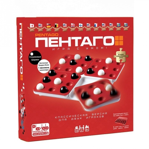 Купить Настольная игра "Пентаго" игра с умом арт.М6227 компактная (оригинал) в интернет-магазине Ravta – самая низкая цена