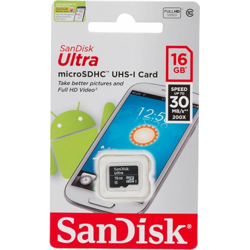 Купить Карта памяти Sandisk microSDHC 16 Gb Class 10 SDSDQL-016G-G35 в интернет-магазине Ravta – самая низкая цена