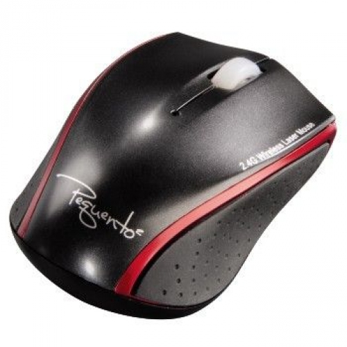 Купить Мышь Hama H-53875 черный/красный лазерная (1600dpi) беспроводная USB в интернет-магазине Ravta – самая низкая цена