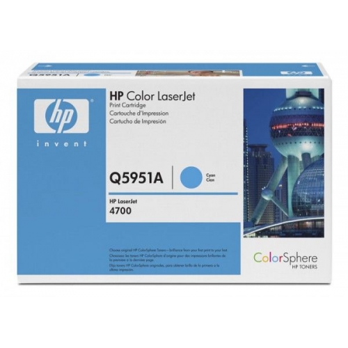 Купить Тонер картридж HP Q5951A cyan for Color LaserJet 4700 в интернет-магазине Ravta – самая низкая цена