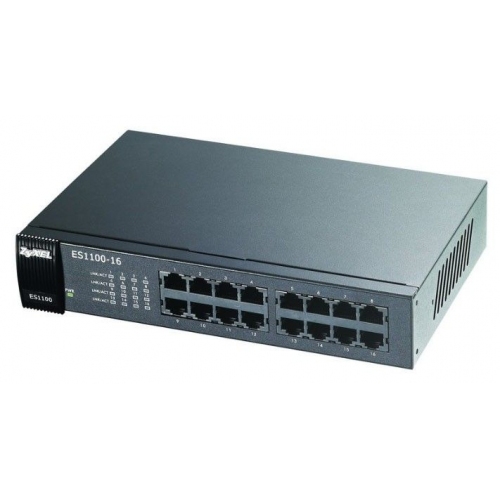 Купить Коммутатор ZyXEL ES1100-16 16 ports Fast Ethernet в интернет-магазине Ravta – самая низкая цена