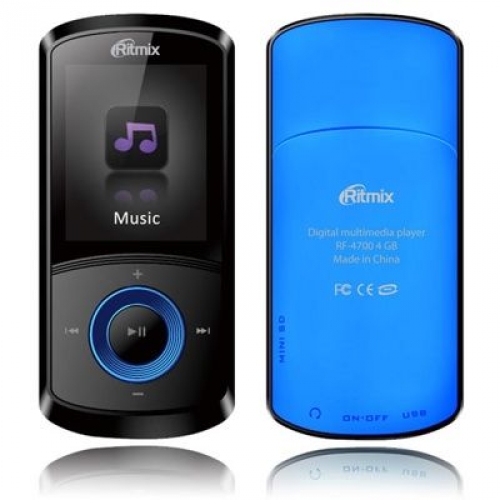 Купить MP3-плеер RITMIX RF-4700 4Gb Blue в интернет-магазине Ravta – самая низкая цена