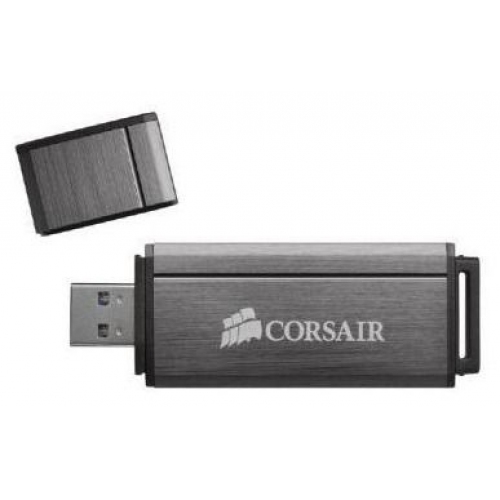 Купить Флеш диск USB Corsair Voyager 128Gb (GTX CMFVYGTX3-128GB) USB3.0 темно-серый/красный в интернет-магазине Ravta – самая низкая цена