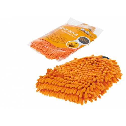 Купить Варежка-шиншилла Airline оранжевый ворс (25*20 см)  (AB-D-02) в интернет-магазине Ravta – самая низкая цена