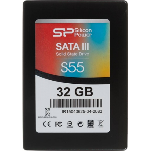 Купить Жесткий диск SSD Silicon Power S55 SATA-III 32Gb SP032GBSS3S55S25 в интернет-магазине Ravta – самая низкая цена