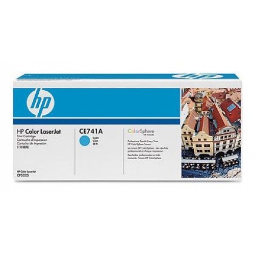 Купить Тонер картридж HP CE741A голубой для CLJ CP5225 (7 300 стр) в интернет-магазине Ravta – самая низкая цена
