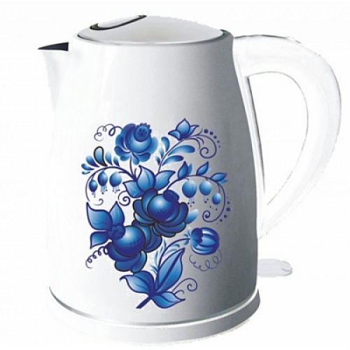 Купить Чайник Добрыня DO-1214 (1,8л) 2200Вт нерж ГЖЕЛЬ в интернет-магазине Ravta – самая низкая цена