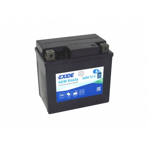 Купить Мото аккумулятор EXIDE AGM12-5 4Ah 70A в интернет-магазине Ravta – самая низкая цена