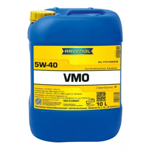 Купить Моторное масло RAVENOL VMO SAE 5W-40 (10л) в интернет-магазине Ravta – самая низкая цена