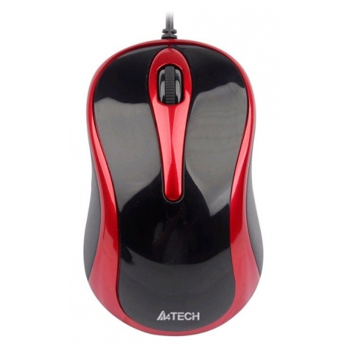 Купить Мышь A4 V-Track Padless N-360-2 красный/черный оптическая (1000dpi) в интернет-магазине Ravta – самая низкая цена