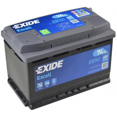 Купить Аккумулятор EXIDE Excell EB741 74Ah 680A в интернет-магазине Ravta – самая низкая цена