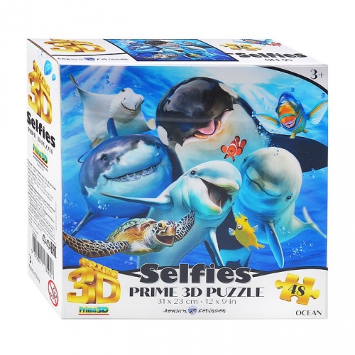 Купить Пазл Super 3D 048 арт.13541 "Океанское селфи" 3+ в интернет-магазине Ravta – самая низкая цена