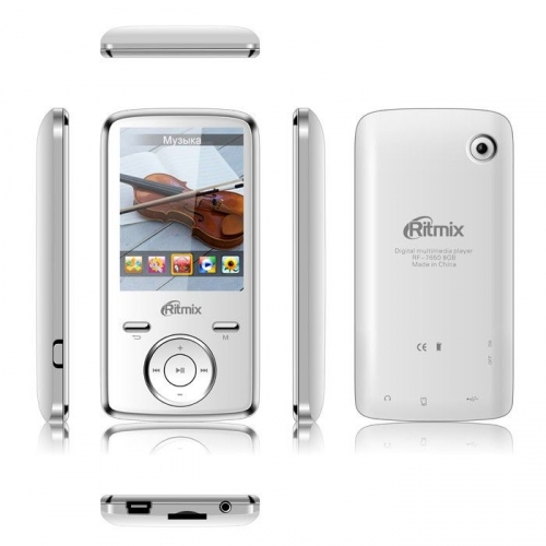 Купить MP3-плеер Ritmix RF-7650 4Gb (белый) в интернет-магазине Ravta – самая низкая цена