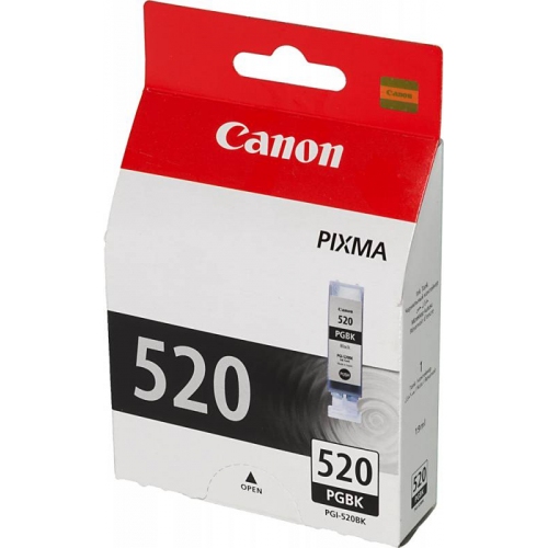 Купить Картридж струйный Canon PGI-520BK 2932B004 черный для PIXMA iP3600/4600/MP540/620/630/980 (19 мл) в интернет-магазине Ravta – самая низкая цена