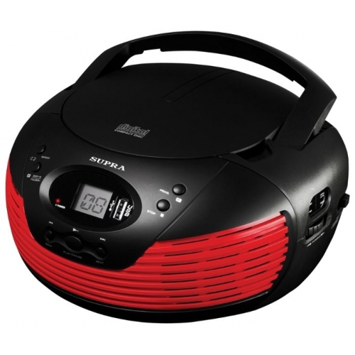 Купить Магнитола Supra BB-CD120U (черный/красный) в интернет-магазине Ravta – самая низкая цена