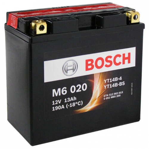 Купить Мото аккумулятор BOSCH MOBA 0092M60200 M6 13Ah 190A в интернет-магазине Ravta – самая низкая цена