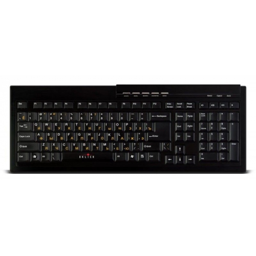 Купить Клавиатура Oklick 450M black mmedia aluminum USB в интернет-магазине Ravta – самая низкая цена