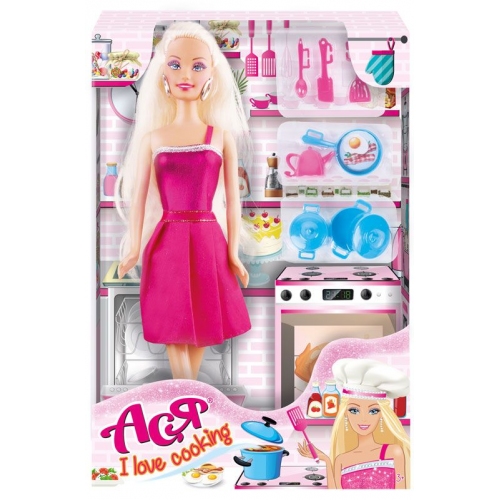 Купить Кукла Ася "Я люблю готовить" набор 28 см арт.35102 в интернет-магазине Ravta – самая низкая цена