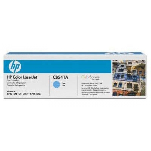 Купить Тонер картридж HP CB541A для CLJ CP1215/CP1515/CP1518 cyan (1 400 стр) в интернет-магазине Ravta – самая низкая цена