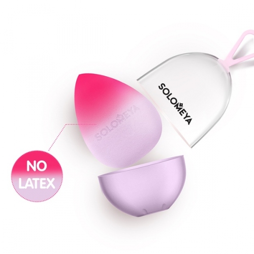 Купить 725880 Косметический спонж для макияжа,"Solomeya меняющий цвет “Purple-pink”/  Color Changing blendi в интернет-магазине Ravta – самая низкая цена