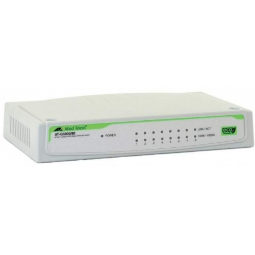 Купить Коммутатор Allied Telesis (AT-GS900/8E) 8 port 10/100/1000TX unmanged with external power supply в интернет-магазине Ravta – самая низкая цена
