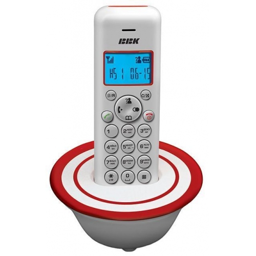 Купить Телефон DECT BBK BKD-815 белый/красный в интернет-магазине Ravta – самая низкая цена