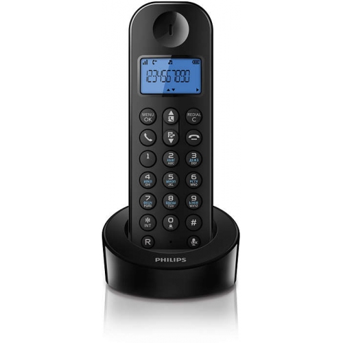 Купить Телефон DECT Philips D1201B Black в интернет-магазине Ravta – самая низкая цена