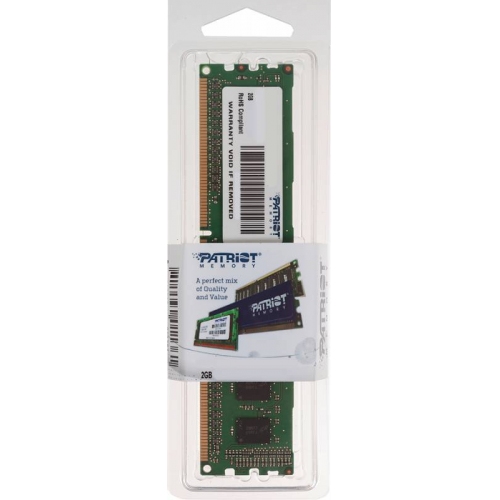 Купить Память DDR3 2Gb 1600MHz Patriot RTL PC3-12800 DIMM 240-pin в интернет-магазине Ravta – самая низкая цена
