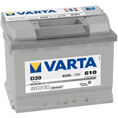 Купить Аккумулятор VARTA Silver Dynamic 563401061 63Ah 610A в интернет-магазине Ravta – самая низкая цена