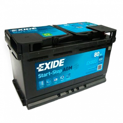 Купить Аккумулятор EXIDE Start-Stop EK800-u 80Ah 800A в интернет-магазине Ravta – самая низкая цена